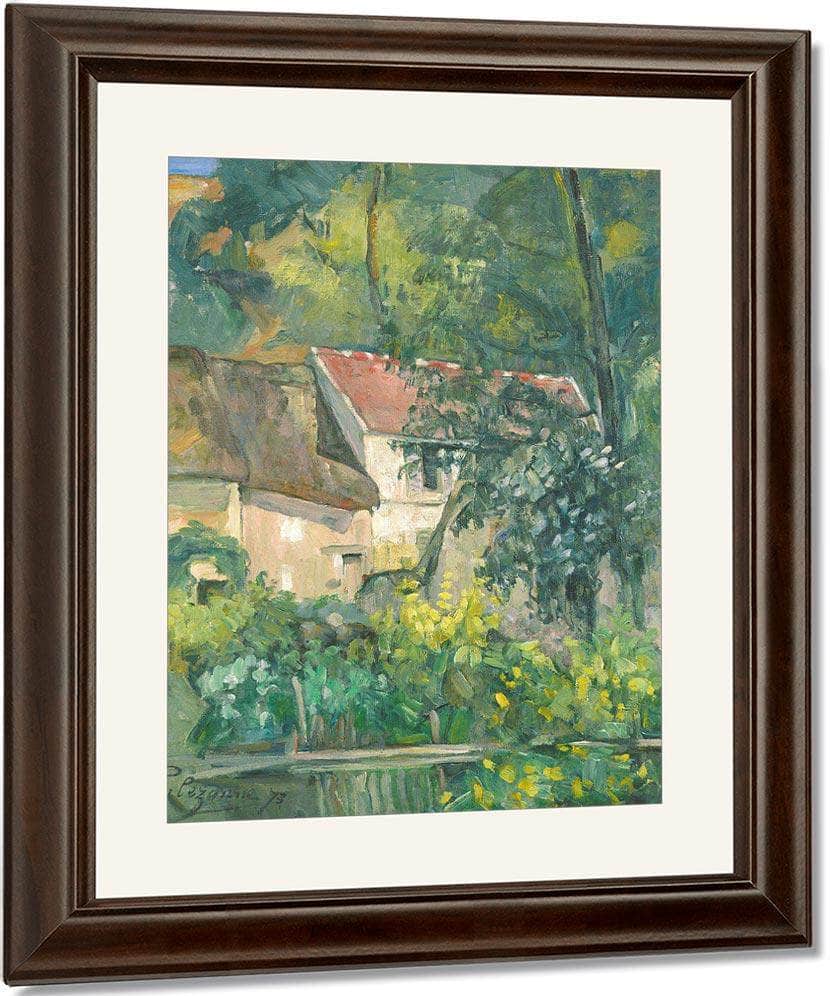 House Of Pere Lacroix By Paul Cezanne Fine Art Print