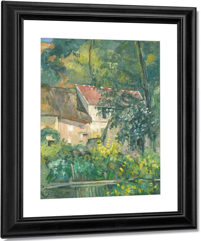 House Of Pere Lacroix By Paul Cezanne Fine Art Print