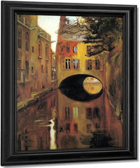 House On The Bridge By Diego Rivera Fine Art Print
