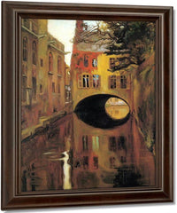 House On The Bridge By Diego Rivera Fine Art Print