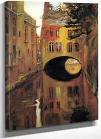 House On The Bridge By Diego Rivera Fine Art Print