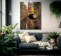 House On The Bridge By Diego Rivera Fine Art Print