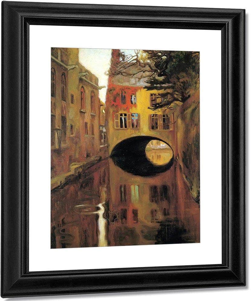 House On The Bridge By Diego Rivera Fine Art Print