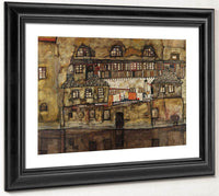 House Wall On The River By Egon Schiele Fine Art Print