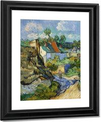 Houses At Auvers By Vincent Van Gogh Fine Art Print