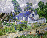 Houses At Auvers Painting Vincent Van Gogh Canvas Art Fine Art Print