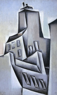 Houses In Paris By Juan Gris Fine Art Print