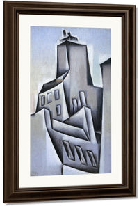 Houses In Paris By Juan Gris Fine Art Print