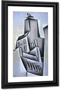 Houses In Paris By Juan Gris Fine Art Print