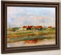Houses In The Dunes By James Ensor Fine Art Print