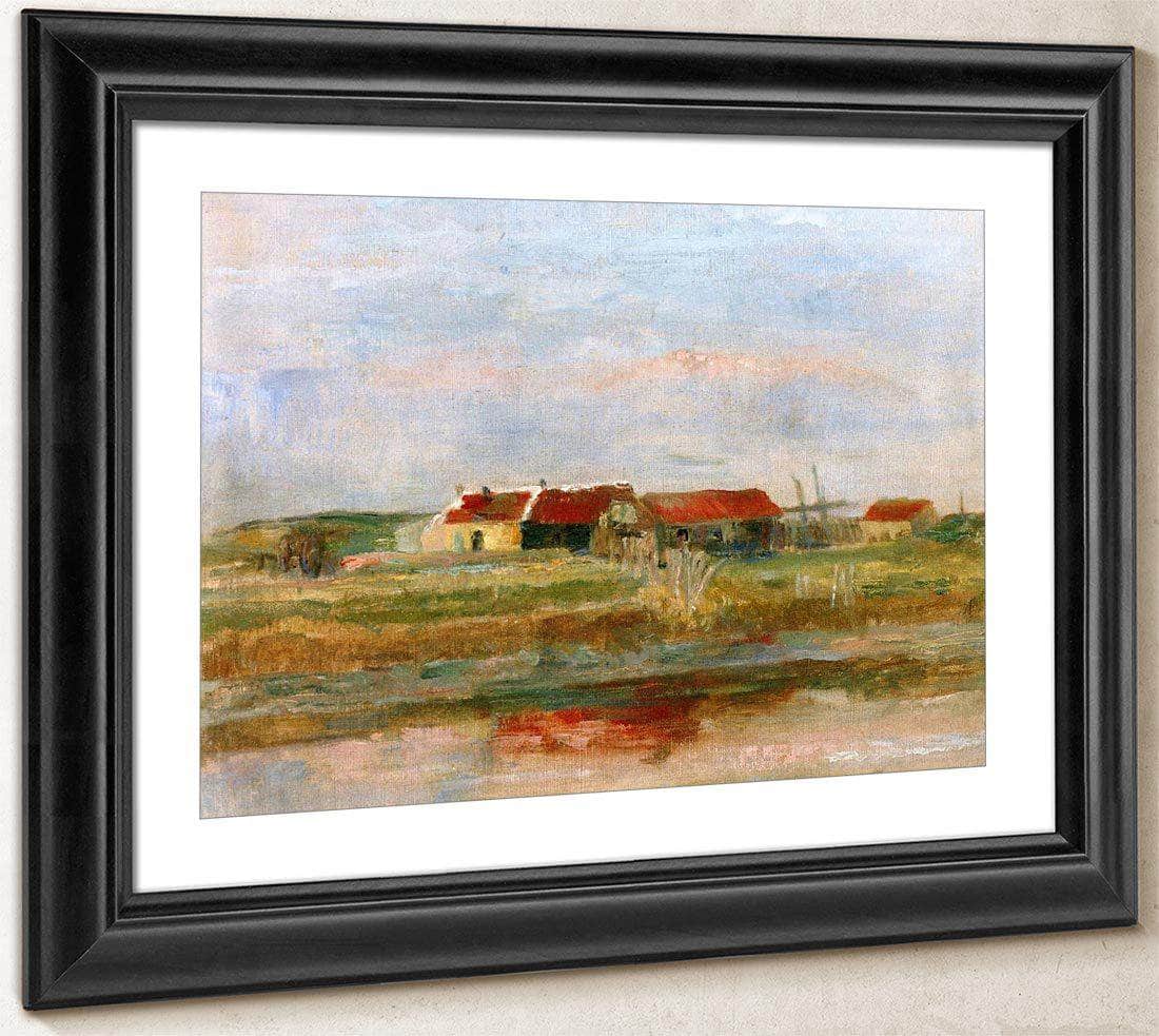 Houses In The Dunes By James Ensor Fine Art Print