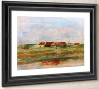 Houses In The Dunes By James Ensor Fine Art Print