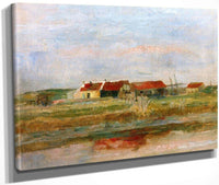 Houses In The Dunes By James Ensor Fine Art Print