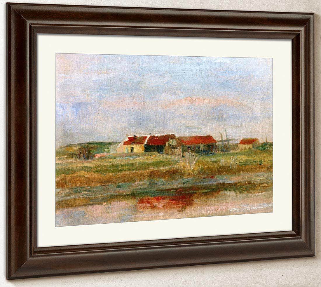 Houses In The Dunes By James Ensor Fine Art Print