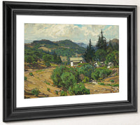Houses In The Mountains (Resort) 1926 By William Wendt Fine Art Print