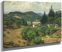 Houses In The Mountains (Resort) 1926 By William Wendt Fine Art Print