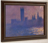 Houses Of Parliament Effect Of Sunlight By Monet Claude Fine Art Print