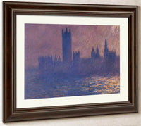Houses Of Parliament Effect Of Sunlight By Monet Claude Fine Art Print