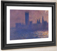 Houses Of Parliament Effect Of Sunlight By Monet Claude Fine Art Print
