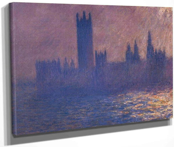 Houses Of Parliament Effect Of Sunlight By Monet Claude Fine Art Print