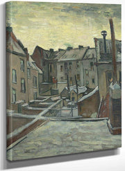 Houses Seen From The Back By Vincent Van Gogh Fine Art Print