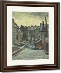 Houses Seen From The Back By Vincent Van Gogh Fine Art Print