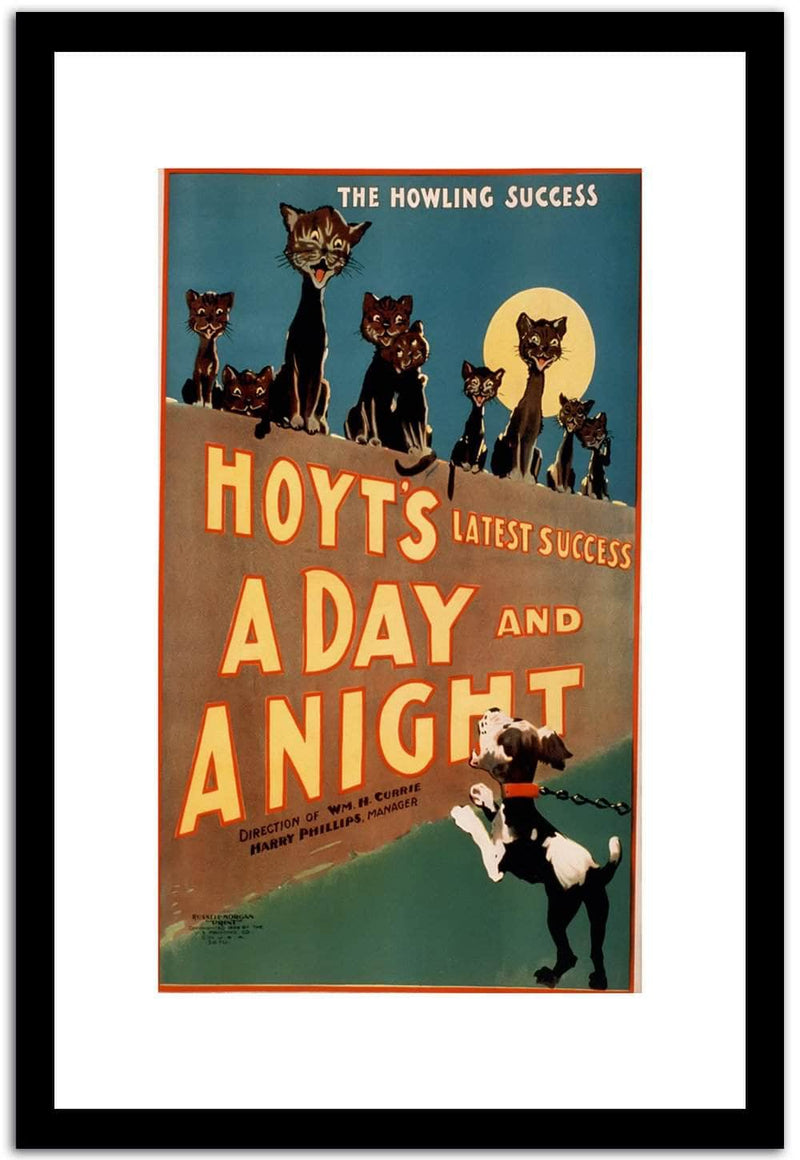 Hoyts A Day A Night  Vintage Poster Fine Art Print