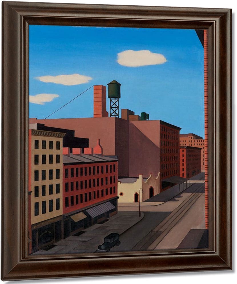 Hudson Street By George Ault Fine Art Print