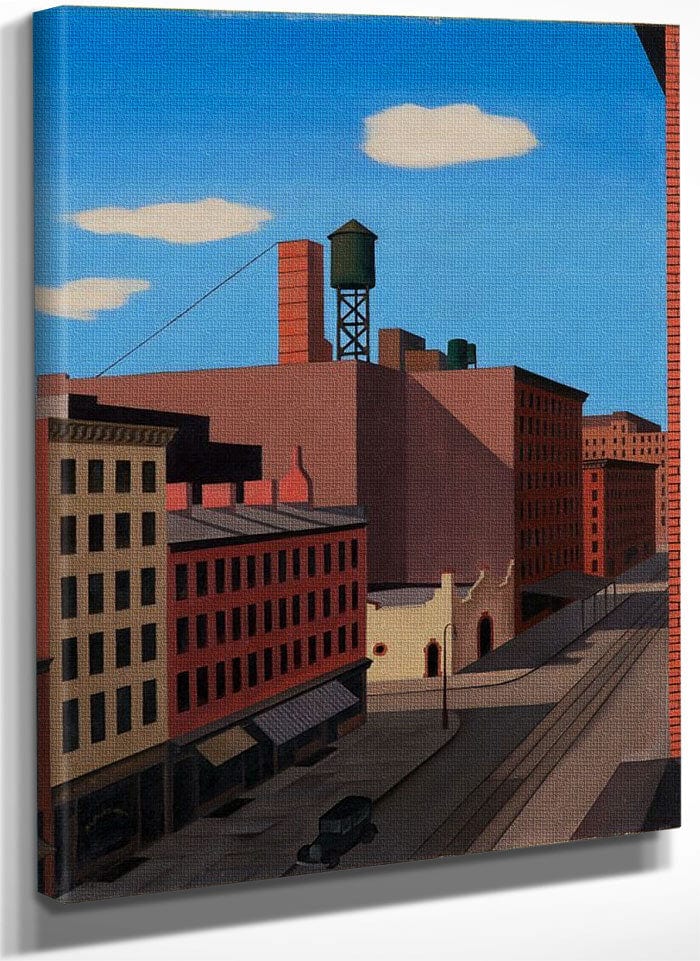 Hudson Street By George Ault Fine Art Print