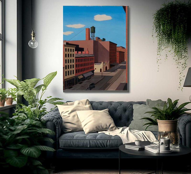 Hudson Street By George Ault Fine Art Print