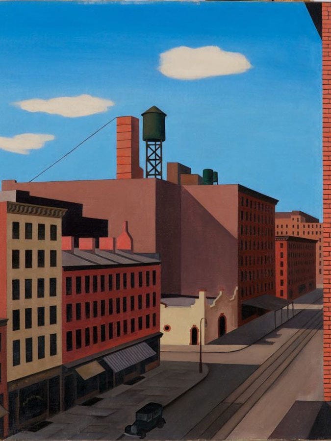 Hudson Street By George Ault Fine Art Print