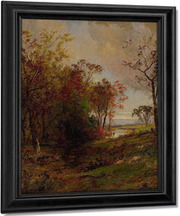 Hudson Valley Landscape By Jasper Francis Cropsey Fine Art Print