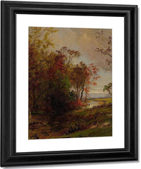 Hudson Valley Landscape By Jasper Francis Cropsey Fine Art Print