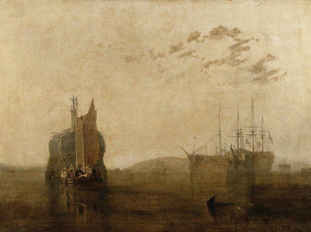 Hulks On The Tamar By Joseph Mallord William Turner Fine Art Print