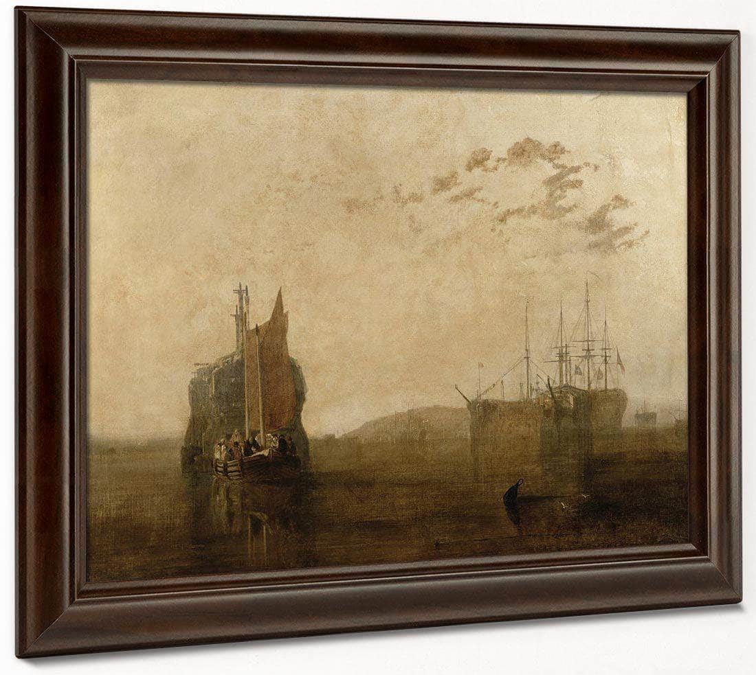 Hulks On The Tamar By Joseph Mallord William Turner Fine Art Print