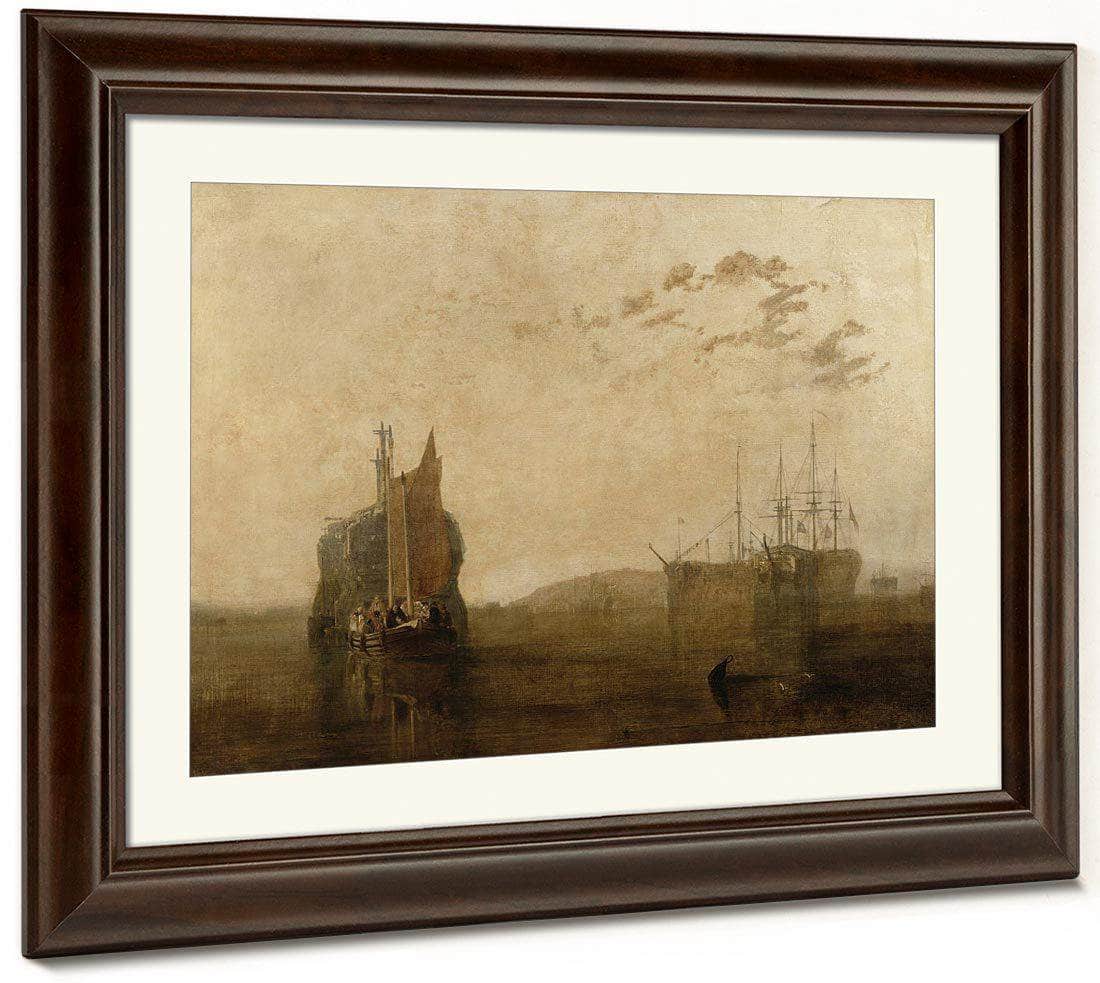 Hulks On The Tamar By Joseph Mallord William Turner Fine Art Print