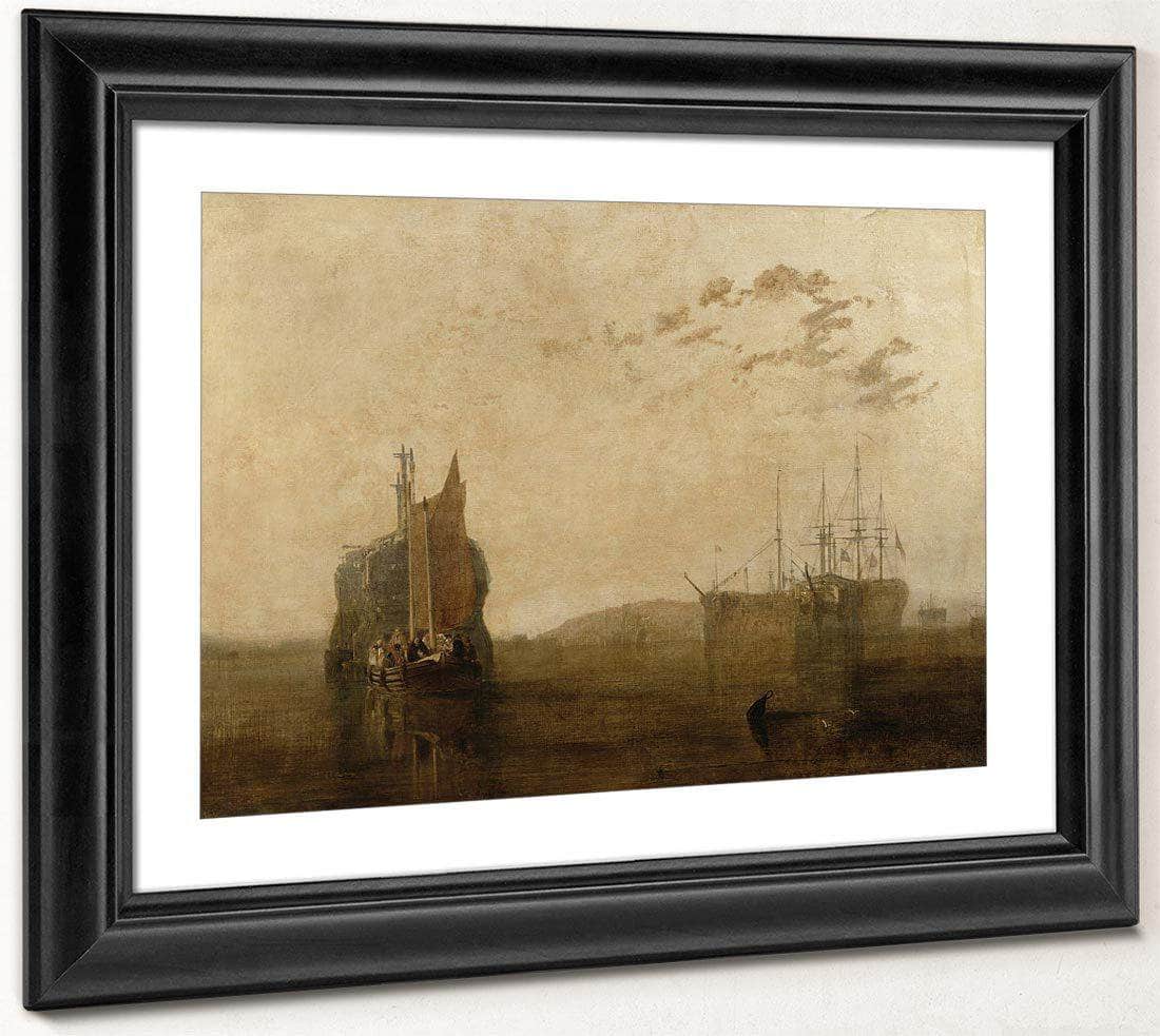 Hulks On The Tamar By Joseph Mallord William Turner Fine Art Print