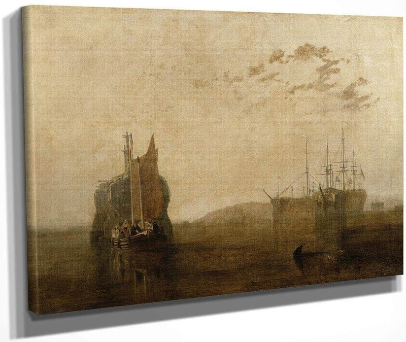 Hulks On The Tamar By Joseph Mallord William Turner Fine Art Print