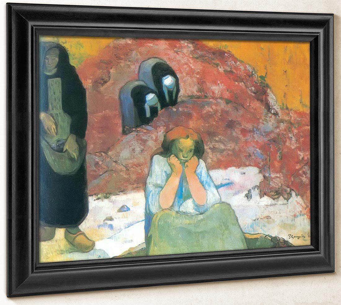 Human Miseries( Grape Harvest In Arles) By Paul Gauguin Fine Art Print