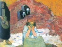 Human Miseries( Grape Harvest In Arles) By Paul Gauguin Fine Art Print