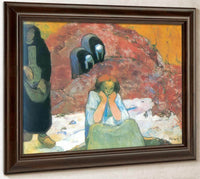 Human Miseries( Grape Harvest In Arles) By Paul Gauguin Fine Art Print