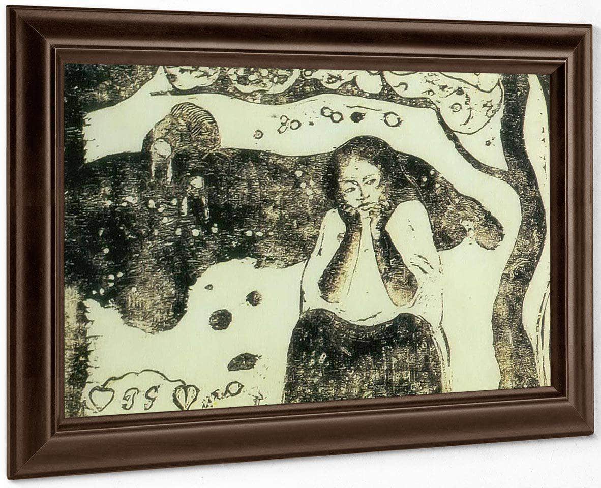 Human Misries By Paul Gauguin Fine Art Print