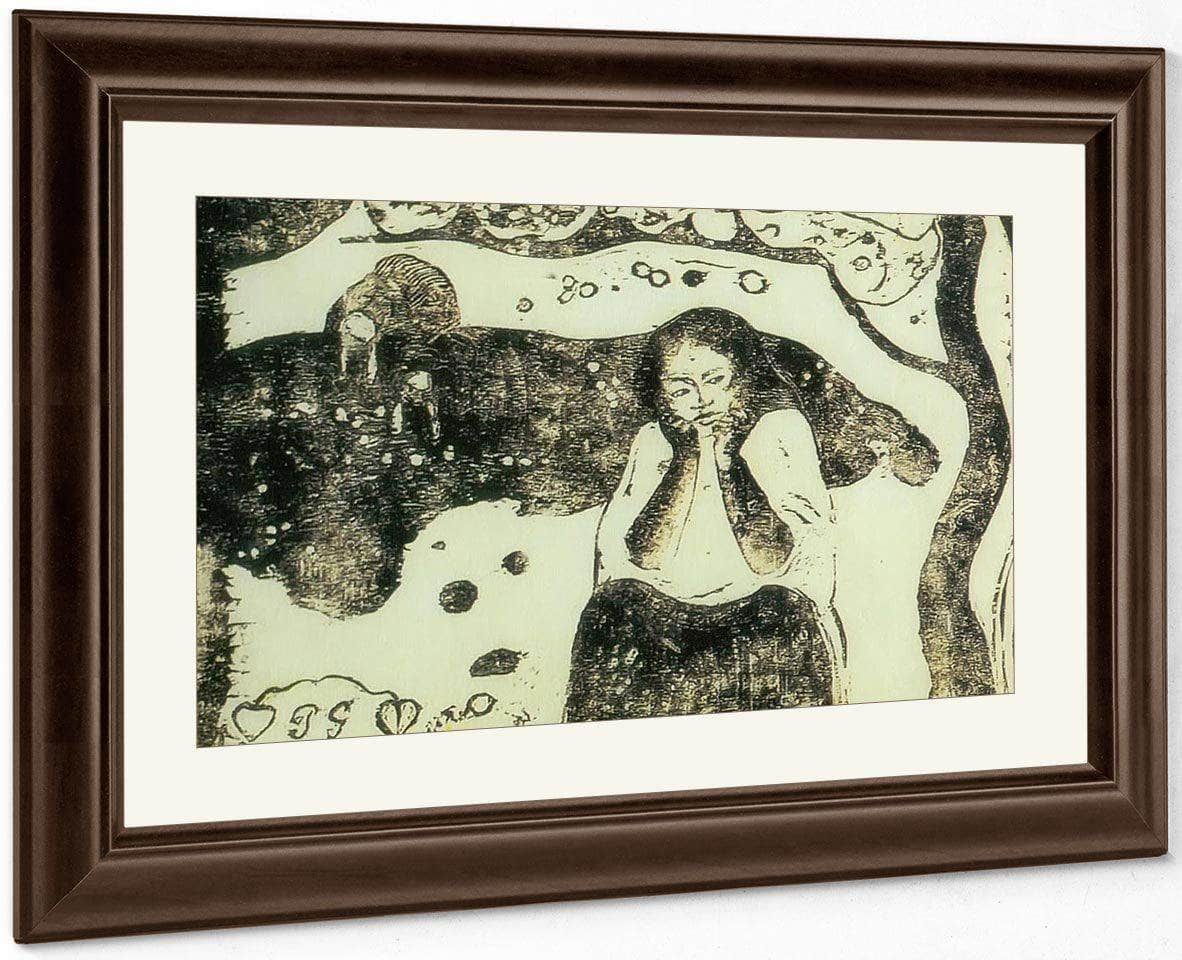 Human Misries By Paul Gauguin Fine Art Print