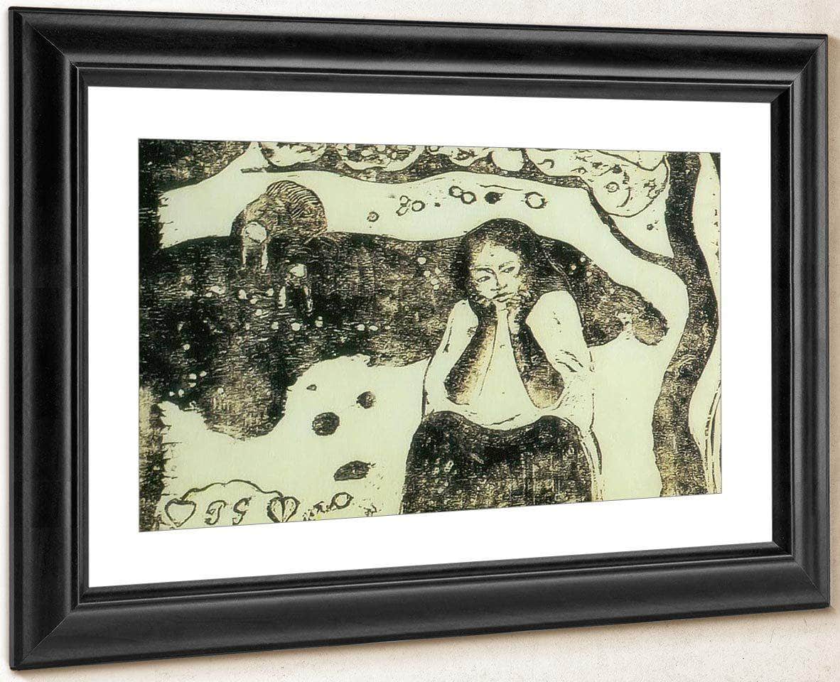 Human Misries By Paul Gauguin Fine Art Print