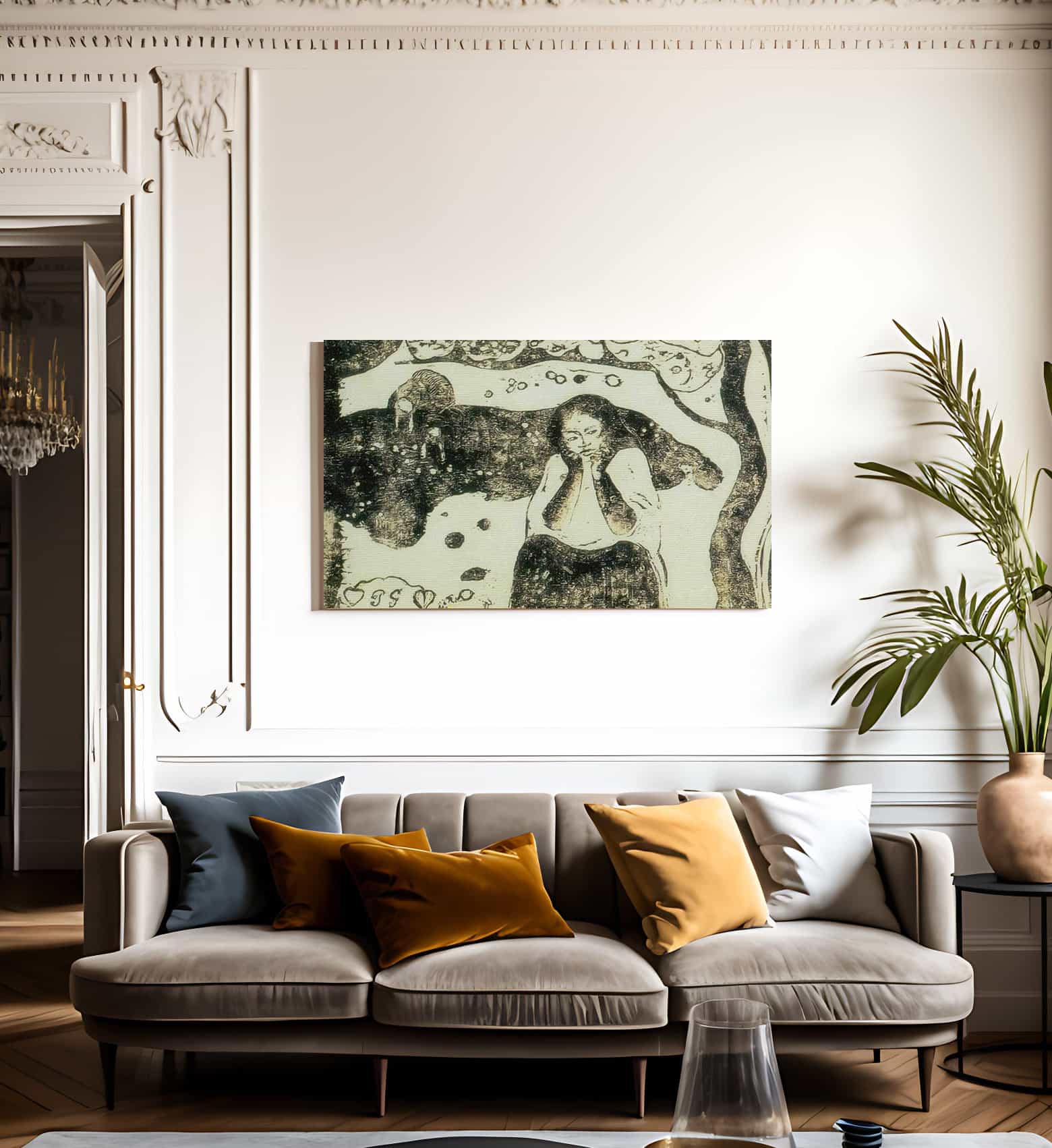 Human Misries By Paul Gauguin Fine Art Print