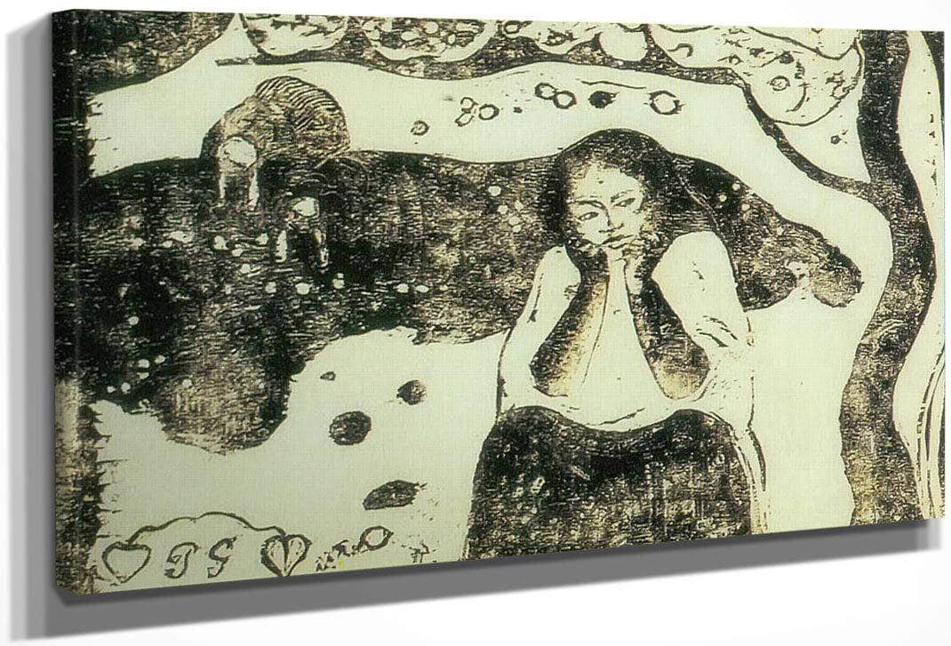 Human Misries By Paul Gauguin Fine Art Print
