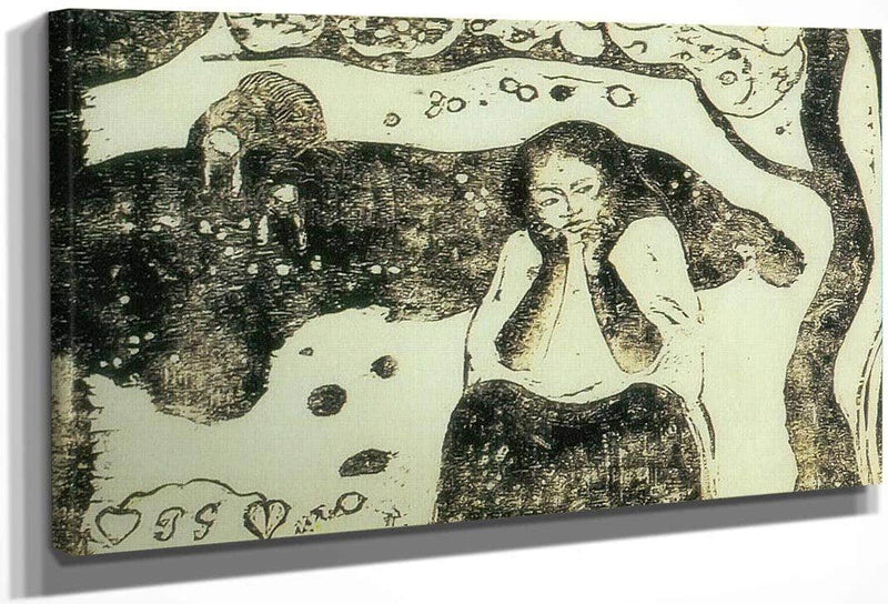 Human Misries By Paul Gauguin Fine Art Print