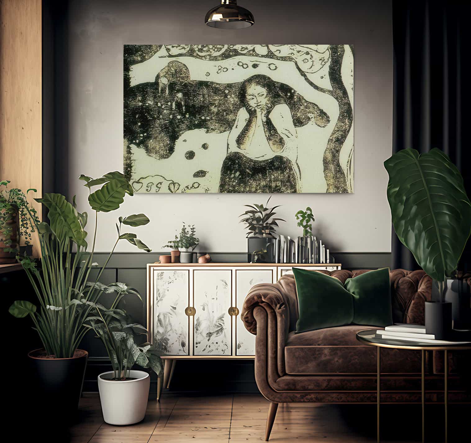 Human Misries By Paul Gauguin Fine Art Print