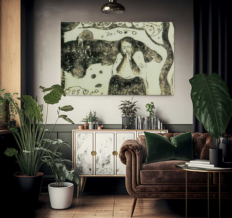 Human Misries By Paul Gauguin Fine Art Print