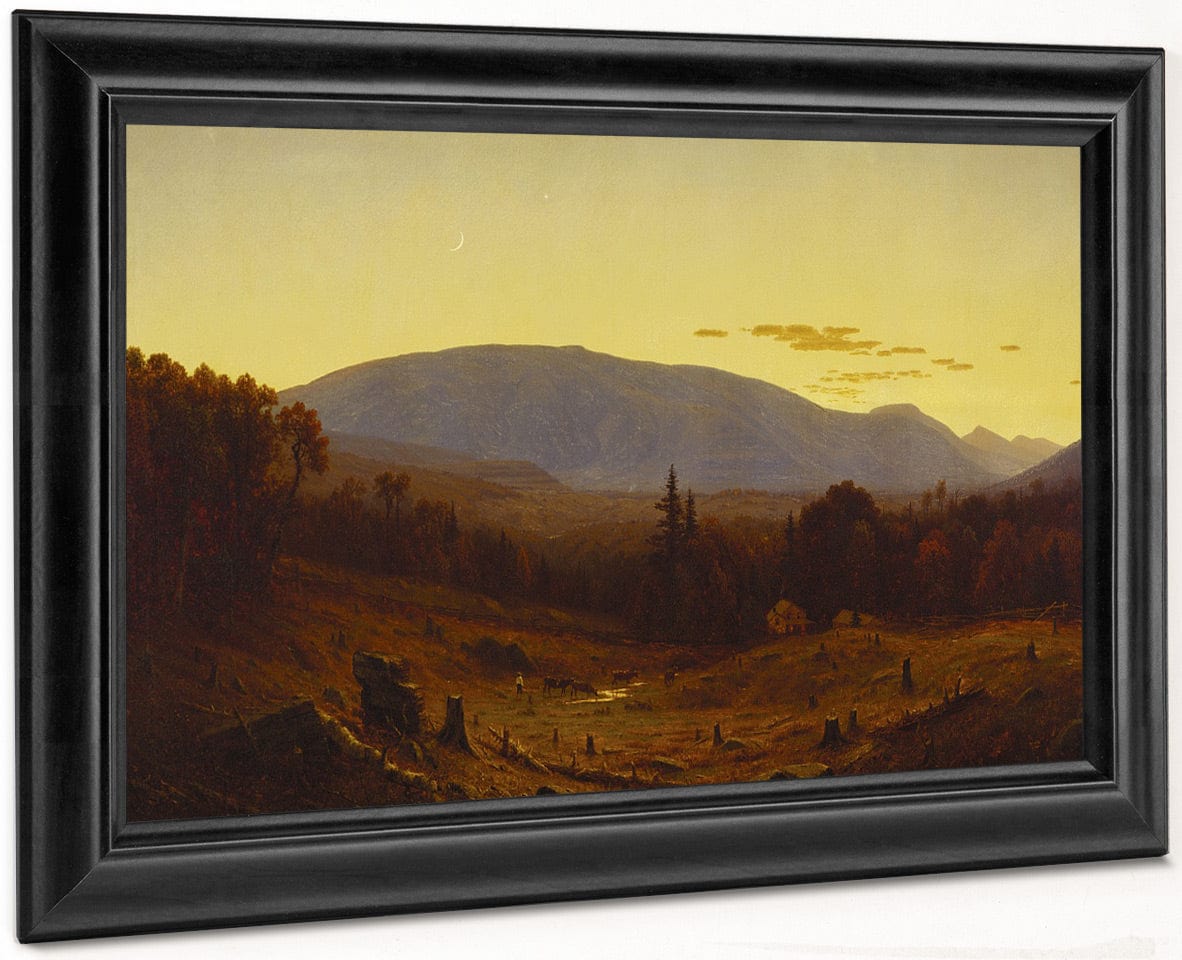 Hunter Mountain, Twilight By Sanford Robinson Gifford Fine Art Print